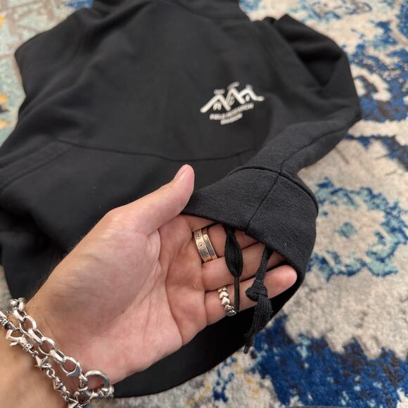 Reese Cooper Boxy Hoodie Black Sz Small Made in USA - Picture 5 of 5